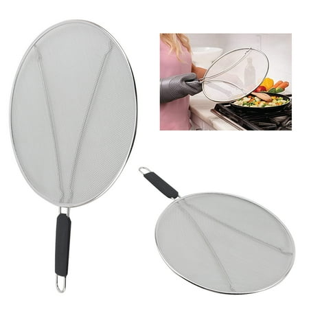 huanledash Oil-Proof Splatter Baffle Net Cover Protective Guard with Handle Kitchen Tool
huanledash Oil-Proof Splatter Baffle Net Cover Protective Guard with Handle Kitchen Tool
