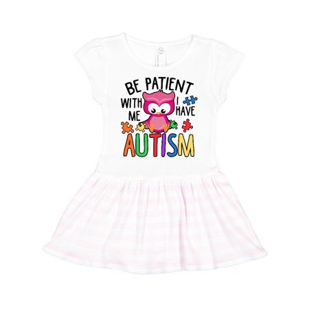 Inktastic Be Patient with me I have Autism with Owl and Puzzle Pieces Gift Toddler Girl Dress
Inktastic Be Patient with me I have Autism with Owl and Puzzle Pieces Gift Toddler Girl Dress
