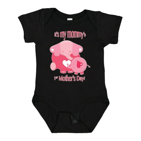 Inktastic It s My Mommy s 1st Mother s Day Gift Baby Boy or Baby Girl Bodysuit