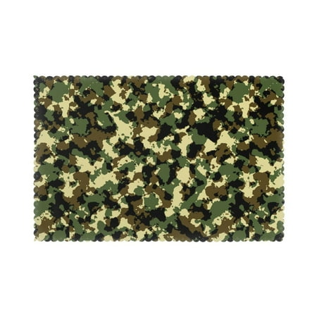 Home Camouflage Army Placemats Set Of 6 Washable Wipeable Place Mats Place Mats For Festival Parties Family Dinner (12 X 18inch)
Home Camouflage Army Placemats Set Of 6 Washable Wipeable Place Mats Place Mats For Festival Parties Family Dinner (12 X 18inch)