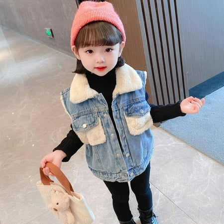 Winter Girls Boys Thick Warm Fleece Baby Kids Cowboy Jacket Children Jeans Denim
Winter Girls Boys Thick Warm Fleece Baby Kids Cowboy Jacket Children Jeans Denim