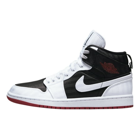 Women s Jordan 1 Mid SE Utility Black/White-Gym Red (DD9338 016) - 10
