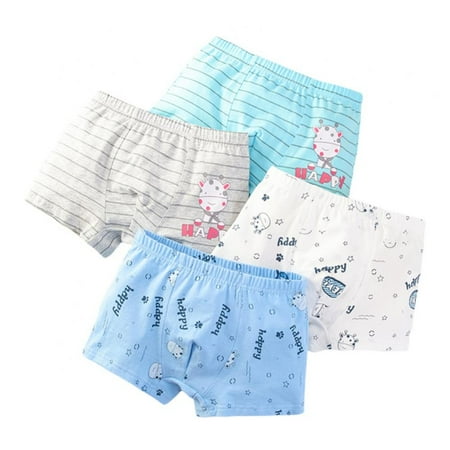 4PCS Boys Underwear Kids Cotton Boxer Briefs Cartoon Training Boyshorts for Toddler Size 2-12 Years
4PCS Boys Underwear Kids Cotton Boxer Briefs Cartoon Training Boyshorts for Toddler Size 2-12 Years
