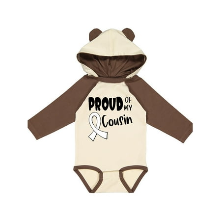 Inktastic Proud of my Cousin Blindness Awareness White Ribbon Gift Baby Boy or Baby Girl Long Sleeve Bodysuit
Inktastic Proud of my Cousin Blindness Awareness White Ribbon Gift Baby Boy or Baby Girl Long Sleeve Bodysuit
