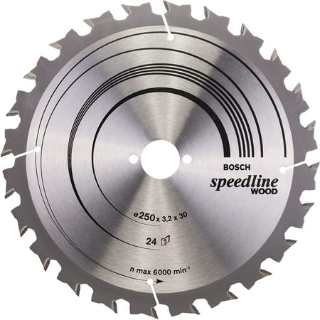 2608640680 Circular Saw Blade Top Precision Sewot 9.84inx30mm 24T