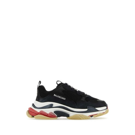 BALENCIAGA MAN Multicolor Fabric And Leather Triple S Sneakers