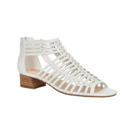 Bella Vita Womens Holden Leather Caged Gladiator Sandals