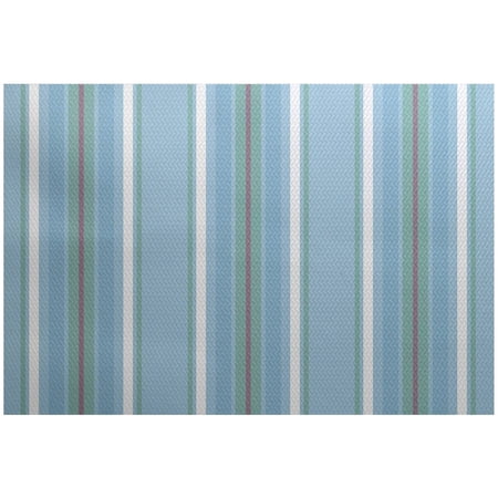 Simply Daisy 2' x 3' Multi-Stripe Stripe Print Indoor/Outdoor Rug