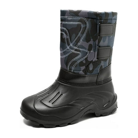 Fangasis Mens Snow Boot Comfort Work Shoes Plush Lining Rain Boots Outdoor Warm Winter Shoe Blue 9.5
Fangasis Mens Snow Boot Comfort Work Shoes Plush Lining Rain Boots Outdoor Warm Winter Shoe Blue 9.5