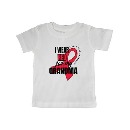Inktastic Sickle Cell Awareness I Wear Red For My Grandma Gift Baby Boy or Baby Girl T-Shirt 
Inktastic Sickle Cell Awareness I Wear Red For My Grandma Gift Baby Boy or Baby Girl T-Shirt