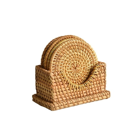 EUBUY Natural Hand Woven Rattan Placemats Round Dining Table Heat Resistant Mats for Kitchen Coutertops Hot Dishes Pots Pans Type 9
EUBUY Natural Hand Woven Rattan Placemats Round Dining Table Heat Resistant Mats for Kitchen Coutertops Hot Dishes Pots Pans Type 9