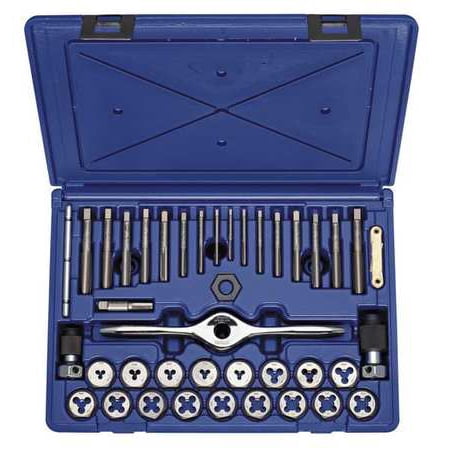 UPC 038548999135 product image for IRWIN HANSON 1835092 Tap and Die Set, 40 pc, Carbon | upcitemdb.com