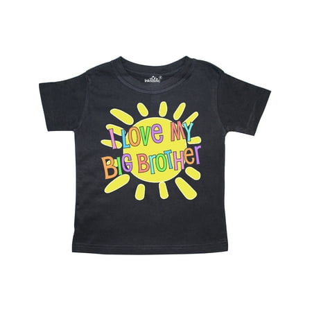 Inktastic I Love my Big Brother- sun and rainbow letters Gift Toddler Boy or Toddler Girl T-Shirt
Inktastic I Love my Big Brother- sun and rainbow letters Gift Toddler Boy or Toddler Girl T-Shirt