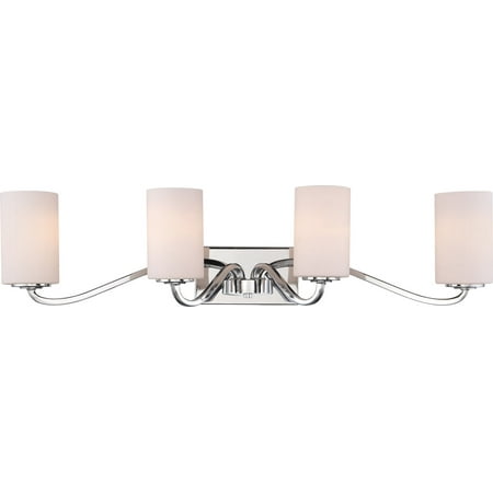 Bathroom Vanity 4 Light With Polished Nickel Finish Incandescent 34 inch 400 Watts
Bathroom Vanity 4 Light With Polished Nickel Finish Incandescent 34 inch 400 Watts