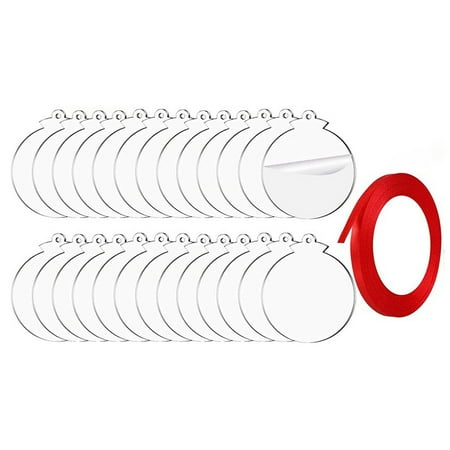 Sorrowso Clear Acrylic Christmas Pendants Ornament Blank 30pcs Clear Acrylic Christmas Round Hanging Sheet Ornaments Xmas Tree
Sorrowso Clear Acrylic Christmas Pendants Ornament Blank 30pcs Clear Acrylic Christmas Round Hanging Sheet Ornaments Xmas Tree