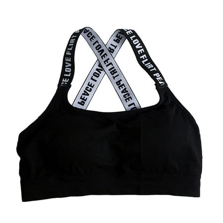 Kunxin Women Sexy Capital Letters Crossing Back Strappy Sports Bra Crop Top Tank Vest
Kunxin Women Sexy Capital Letters Crossing Back Strappy Sports Bra Crop Top Tank Vest