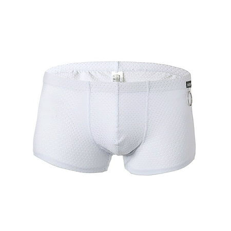 QWERTYU Mens Stretch Pouch Comfort Underwear Breathable Soft Male Trunks Briefs L White
QWERTYU Mens Stretch Pouch Comfort Underwear Breathable Soft Male Trunks Briefs L White