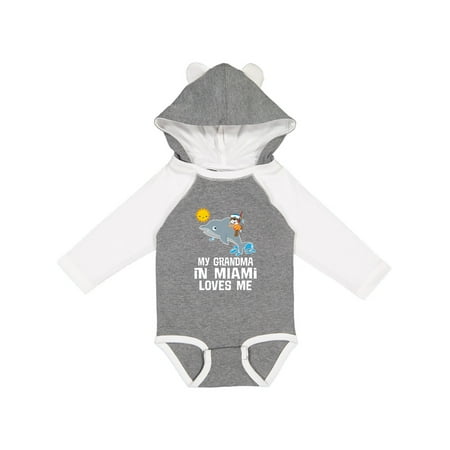 Inktastic Grandma in Miami Florida Loves Me Gift Baby Boy or Baby Girl Long Sleeve Bodysuit
Inktastic Grandma in Miami Florida Loves Me Gift Baby Boy or Baby Girl Long Sleeve Bodysuit