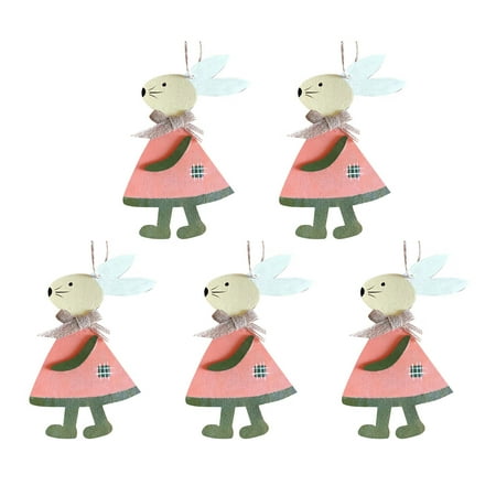 5PCS Easter Decoration Hand Painted Wooden Easter Rabbit Pendant Home Decoration
5PCS Easter Decoration Hand Painted Wooden Easter Rabbit Pendant Home Decoration