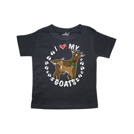 Inktastic I Heart My Goats with Cute Goats and Hoof Prints Gift Toddler Boy or Toddler Girl T-Shirt
Inktastic I Heart My Goats with Cute Goats and Hoof Prints Gift Toddler Boy or Toddler Girl T-Shirt