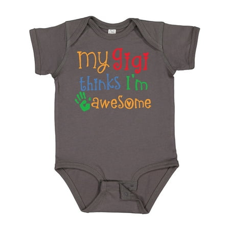 Inktastic My Gigi Thinks Im Awesome Grandchild Outfit Gift Baby Boy or Baby Girl Bodysuit
Inktastic My Gigi Thinks Im Awesome Grandchild Outfit Gift Baby Boy or Baby Girl Bodysuit