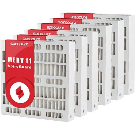 SpiroPure 9.5x16.5x4 MERV 11 Pleated Filter Air Filters - Made in USA (6 Pack)
SpiroPure 9.5x16.5x4 MERV 11 Pleated Filter Air Filters - Made in USA (6 Pack)