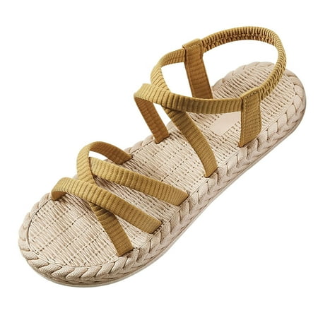 new home gifts for home Fashion Spring And Summer Sandals Women s Flat Beach Sandals And Slippers cloth Yellow
new home gifts for home Fashion Spring And Summer Sandals Women s Flat Beach Sandals And Slippers cloth Yellow