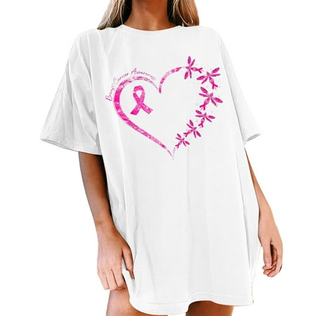 Qufokar Underscrub Shirts Women Long Sleeves Fashion Tops for Womens Casual Summer Tops Short Sleeve Round Neck Tee T Shirt Cancer Printed Loose Side Split Tunic Blouse
Qufokar Underscrub Shirts Women Long Sleeves Fashion Tops for Womens Casual Summer Tops Short Sleeve Round Neck Tee T Shirt Cancer Printed Loose Side Split Tunic Blouse