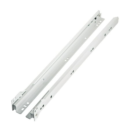 Case of 25 Rok Hardware Blum 12 3/4 Extension Euro Epoxy Slide 230M White