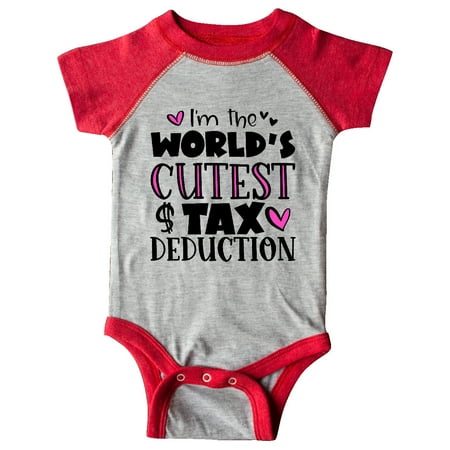 Inktastic I m the Worlds Cutest Tax Deduction Pink Hearts Gift Baby Boy or Baby Girl Bodysuit
Inktastic I m the Worlds Cutest Tax Deduction Pink Hearts Gift Baby Boy or Baby Girl Bodysuit