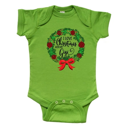 Inktastic I Love Christmas with My Gigi Wreath Gift Baby Boy or Baby Girl Bodysuit
Inktastic I Love Christmas with My Gigi Wreath Gift Baby Boy or Baby Girl Bodysuit