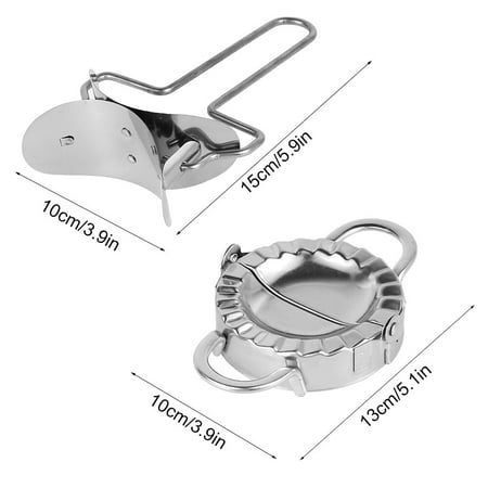 2pcs/set Stainless Steel Dumpling Mold Ravioli Mold Making Mold Baking Accessories Home Kitchen Dumpling Maker
2pcs/set Stainless Steel Dumpling Mold Ravioli Mold Making Mold Baking Accessories Home Kitchen Dumpling Maker