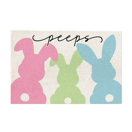 Easter Bunny Table Runner Easter Table Series Easter Motif Table Decoration