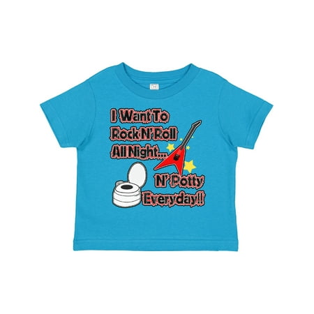 Inktastic I Want to Rock N Roll N Potty Everyday!! Gift Toddler Boy or Toddler Girl T-Shirt
Inktastic I Want to Rock N Roll N Potty Everyday!! Gift Toddler Boy or Toddler Girl T-Shirt