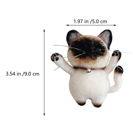 1 Set of Kitten Wool Felt Kit Handmade Animal Wool Felt Material Wool Felt Crafts
1 Set of Kitten Wool Felt Kit Handmade Animal Wool Felt Material Wool Felt Crafts