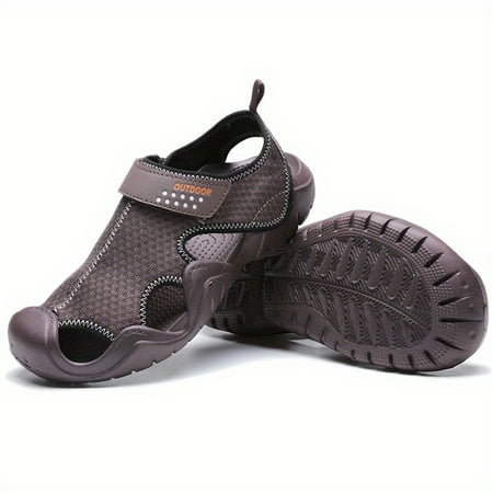 Closed Toe Mesh Breathable Sandals Quick-Drying Comfy Beach Shoes Summer