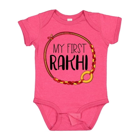 Inktastic My 1st Rakhi Bracelet Raksha Bandhan Red and Gold Bracelet Gift Baby Boy or Baby Girl Bodysuit
Inktastic My 1st Rakhi Bracelet Raksha Bandhan Red and Gold Bracelet Gift Baby Boy or Baby Girl Bodysuit
