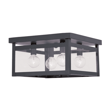 Semi Flush Mounts 4 Light Milford With Clear Glass Bronze size 11 in 160 Watts - World of Crystal
Semi Flush Mounts 4 Light Milford With Clear Glass Bronze size 11 in 160 Watts - World of Crystal