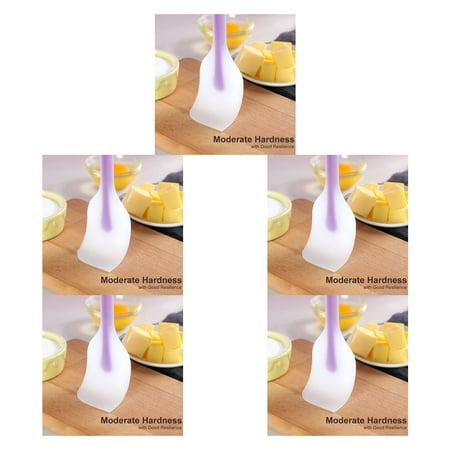 5pcs Silicone Spatula Mini Translucent Heat-Resistant Scraper Baking Utensil Dishwasher Safe Purple
5pcs Silicone Spatula Mini Translucent Heat-Resistant Scraper Baking Utensil Dishwasher Safe Purple