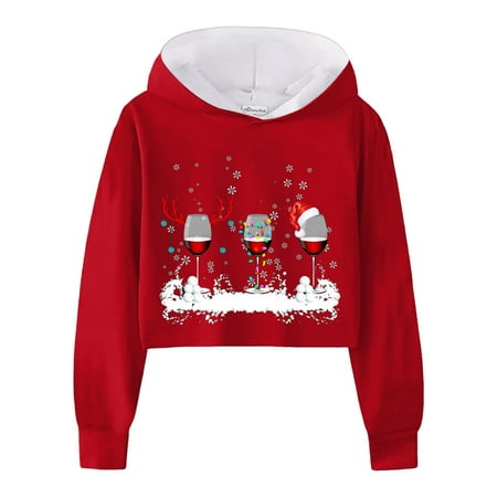 Bjutir Casual Long Sleeve Tops For Toddler Christmas Girls Sweatshirt Girls Kids Loose Active Full Sleeves Hoodies Sweatshirts Hooded Short Pullover Letter Print Striped Teen Crop Tops Girls Tops
Bjutir Casual Long Sleeve Tops For Toddler Christmas Girls Sweatshirt Girls Kids Loose Active Full Sleeves Hoodies Sweatshirts Hooded Short Pullover Letter Print Striped Teen Crop Tops Girls Tops