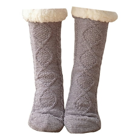 Zhiyuan 1 Pair Floor Socks Stretchy Thickened Mid-calf Non-slip Silicone Fuzzy Keep Warm Comfortable Winter Thermal Women Indoor Slipper Sleeping Socks for Home
Zhiyuan 1 Pair Floor Socks Stretchy Thickened Mid-calf Non-slip Silicone Fuzzy Keep Warm Comfortable Winter Thermal Women Indoor Slipper Sleeping Socks for Home