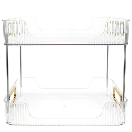 FRCOLOR Bathroom Countertop Organizer 2 Tier Bathroom Tray Countertop Storage Standing Rack Cosmetics Holder
FRCOLOR Bathroom Countertop Organizer 2 Tier Bathroom Tray Countertop Storage Standing Rack Cosmetics Holder