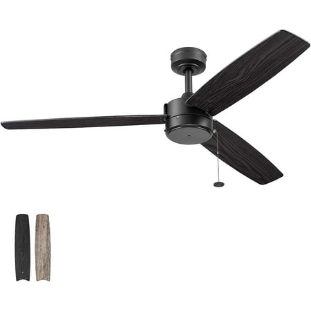 51466-01 Journal Ceiling 52 Matte Black