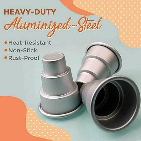 Windfall 3PCS Mini 3-Tier Cupcake Pudding Chocolate Cake Mold Baking Pan Party Food Mould DIY Mini Cupcake Pudding Chocolate Cake Mold Baking Pan Mould Party
Windfall 3PCS Mini 3-Tier Cupcake Pudding Chocolate Cake Mold Baking Pan Party Food Mould DIY Mini Cupcake Pudding Chocolate Cake Mold Baking Pan Mould Party