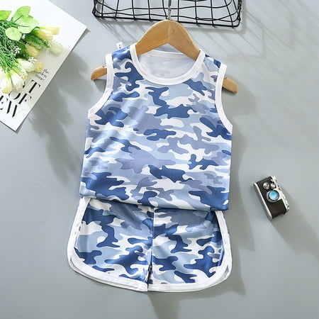 RPVATI Toddler Baby Child Children Kids Clothes Sleeveless Camouflage Tank Top Set 2 Pieces Summer Outfits Set
RPVATI Toddler Baby Child Children Kids Clothes Sleeveless Camouflage Tank Top Set 2 Pieces Summer Outfits Set
