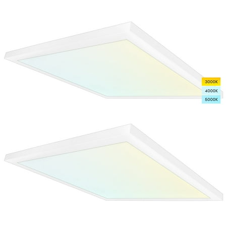 Luxrite 2x2 FT Surface Mount LED Flat Panel Light 3 Color Selectable 4000 Lumens Dimmable Damp Rated UL Certified 2 Pack
Luxrite 2x2 FT Surface Mount LED Flat Panel Light 3 Color Selectable 4000 Lumens Dimmable Damp Rated UL Certified 2 Pack