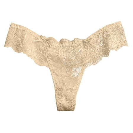 NECHOLOGY Panties Pack Womens Sexy Thong Lace Panties Breathable Quick Dry Thong Panties Control Underwear for Women Underpants Beige Medium
NECHOLOGY Panties Pack Womens Sexy Thong Lace Panties Breathable Quick Dry Thong Panties Control Underwear for Women Underpants Beige Medium