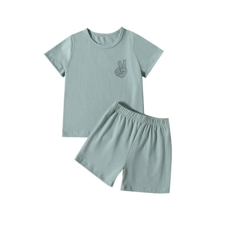 WILLBEST Clothes Set for Boys Toddler Boys Girls Short Sleeve Solid T Shirt Tops Shorts Outfits
WILLBEST Clothes Set for Boys Toddler Boys Girls Short Sleeve Solid T Shirt Tops Shorts Outfits