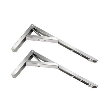 DIYOO 2pcs Folding Shelf Brackets Heavy Duty Stainless Collapsible Shelf Bracket for Table Work Space Saving DIY Bracket
DIYOO 2pcs Folding Shelf Brackets Heavy Duty Stainless Collapsible Shelf Bracket for Table Work Space Saving DIY Bracket