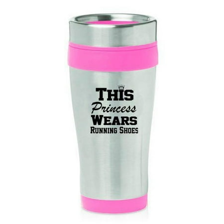 16oz Insulated Stainless Steel Travel Mug This Princess Wears Running Shoes (Pink) MIP
16oz Insulated Stainless Steel Travel Mug This Princess Wears Running Shoes (Pink) MIP